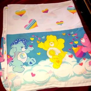 Vintage Care Bears Full Size Sheet